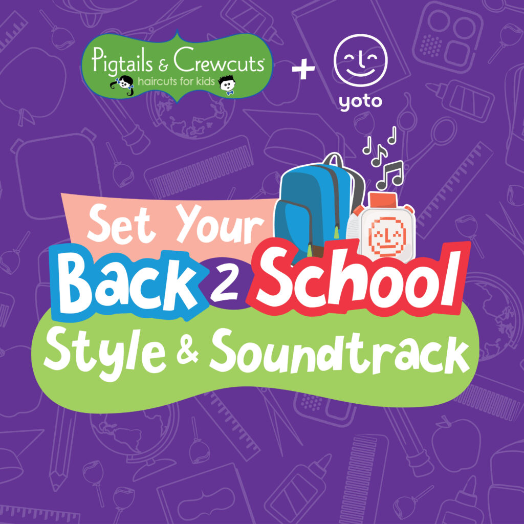 Pigtails & Crewcuts 2025 Back 2 School campaign with Yoto partnership